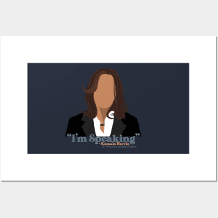 “I’m Speaking” Kamala Harris Posters and Art